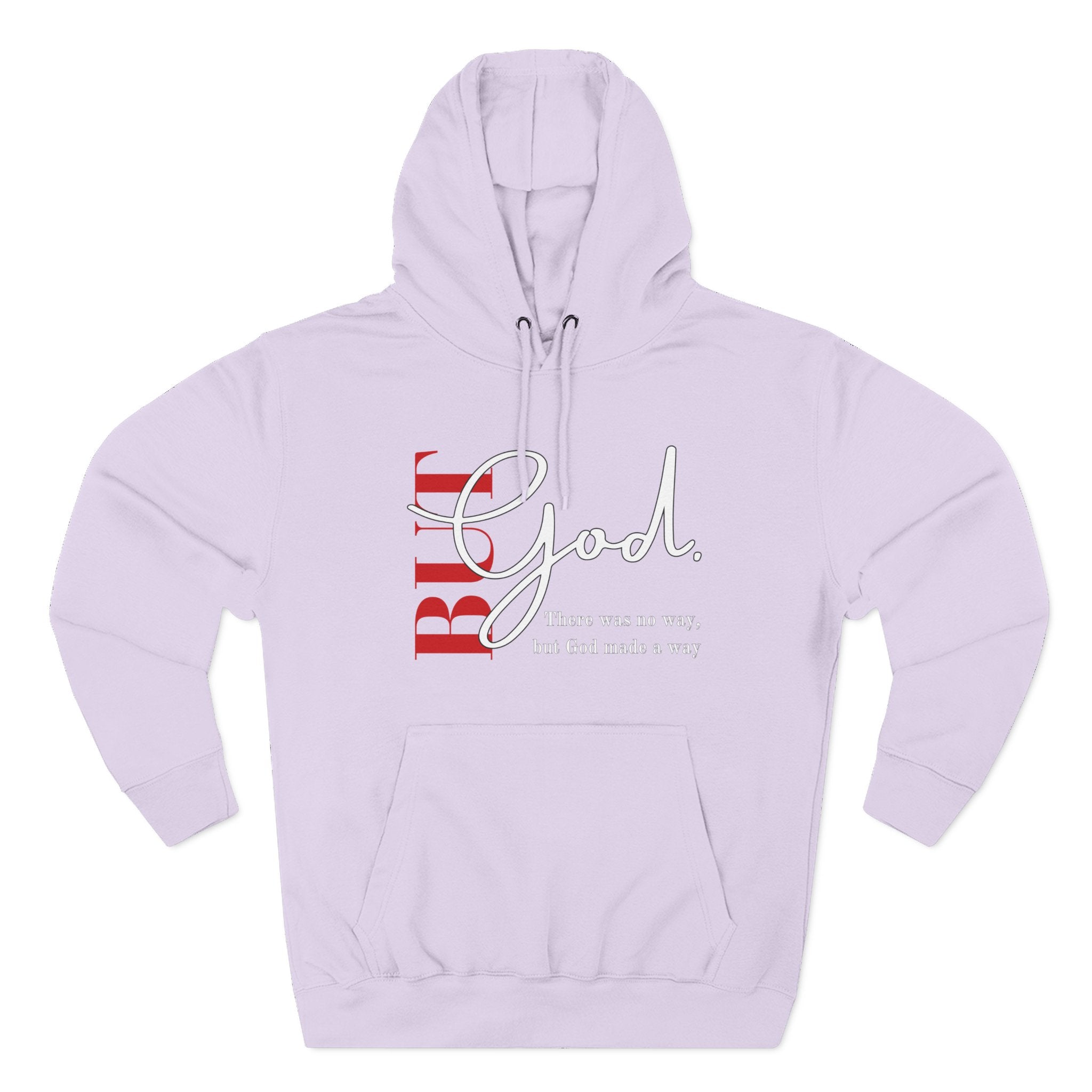 Bold God Script Hoodie — Christian Faith Pullover with "God" Design
