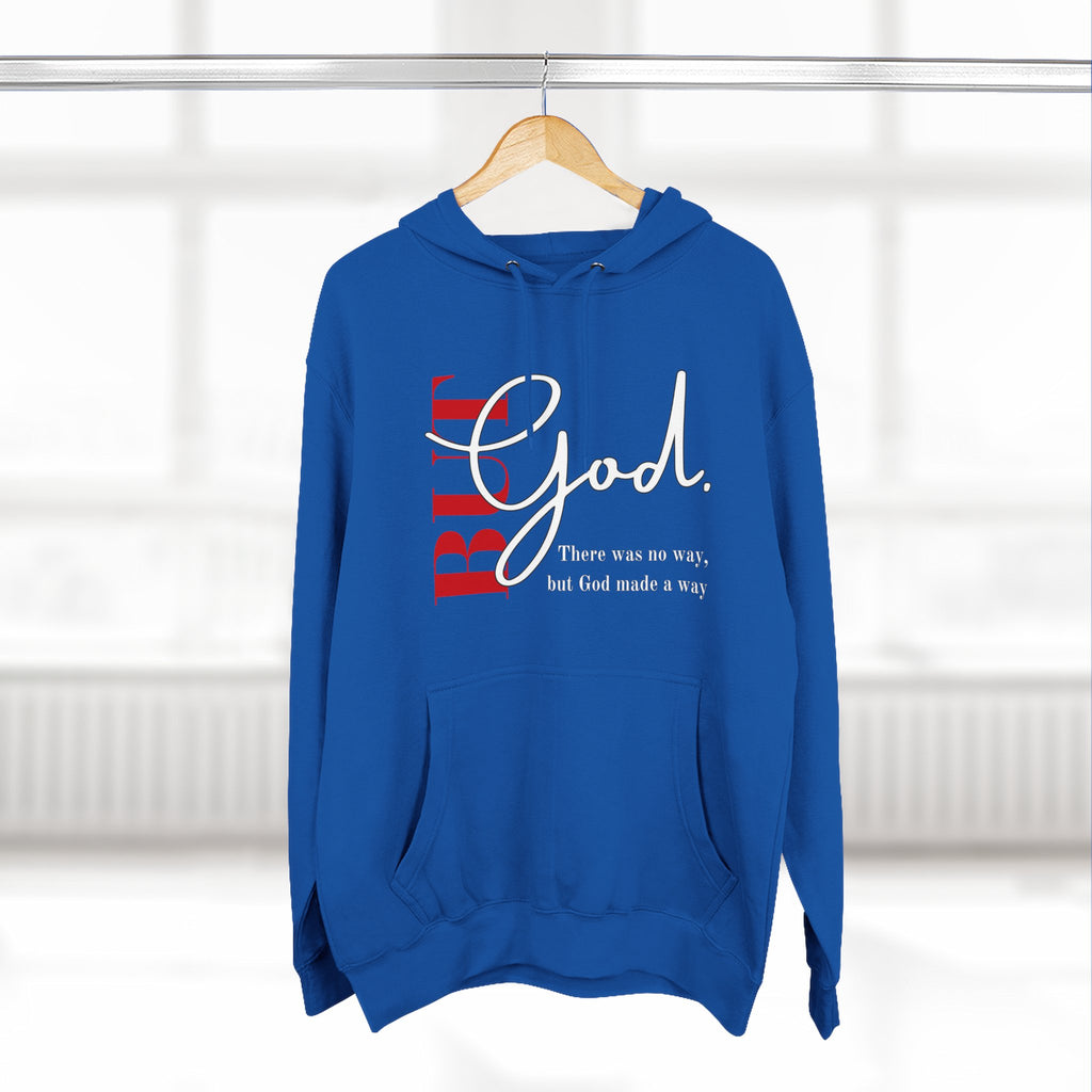 Bold God Script Hoodie — Christian Faith Pullover with "God" Design