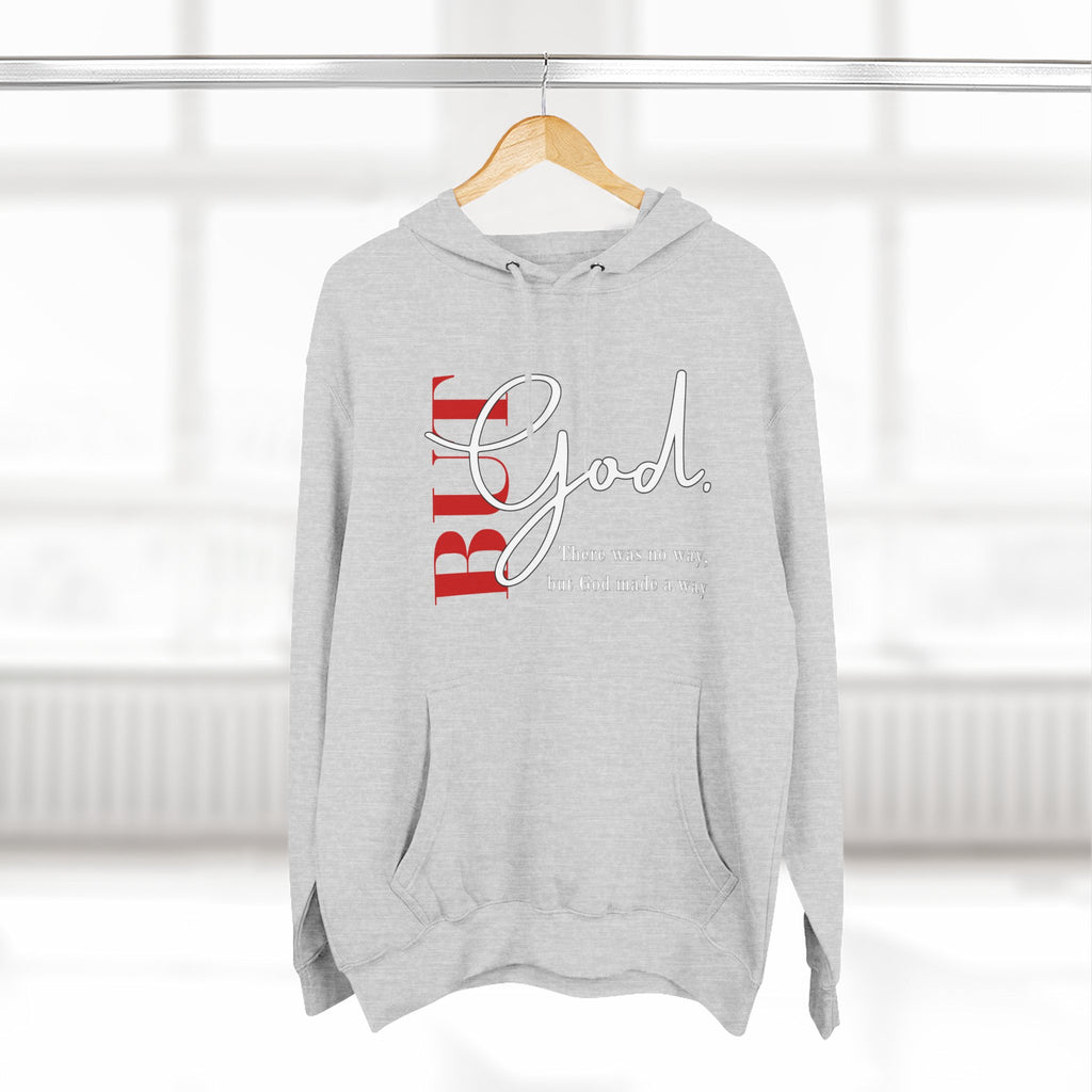 Bold God Script Hoodie — Christian Faith Pullover with "God" Design