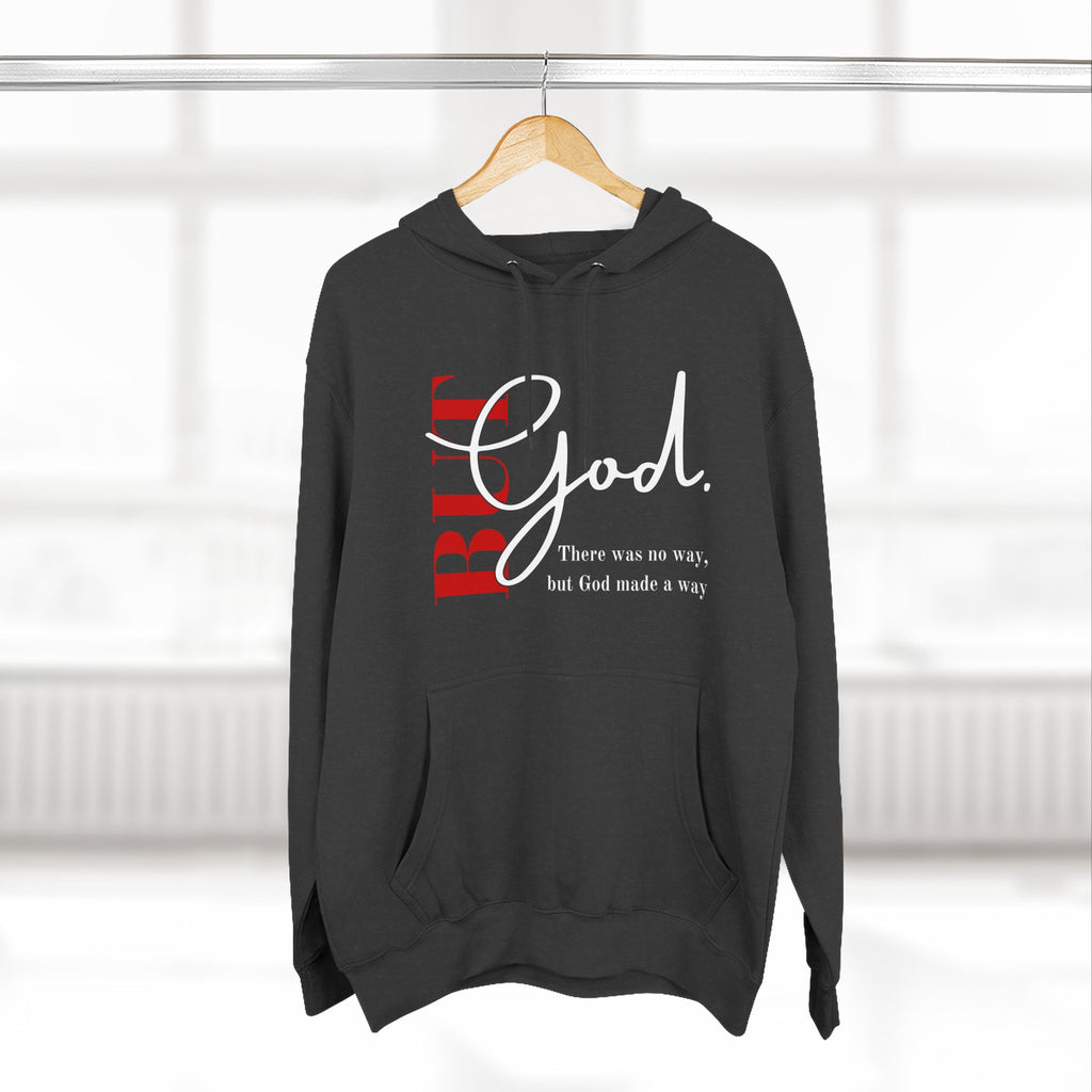 Bold God Script Hoodie — Christian Faith Pullover with "God" Design