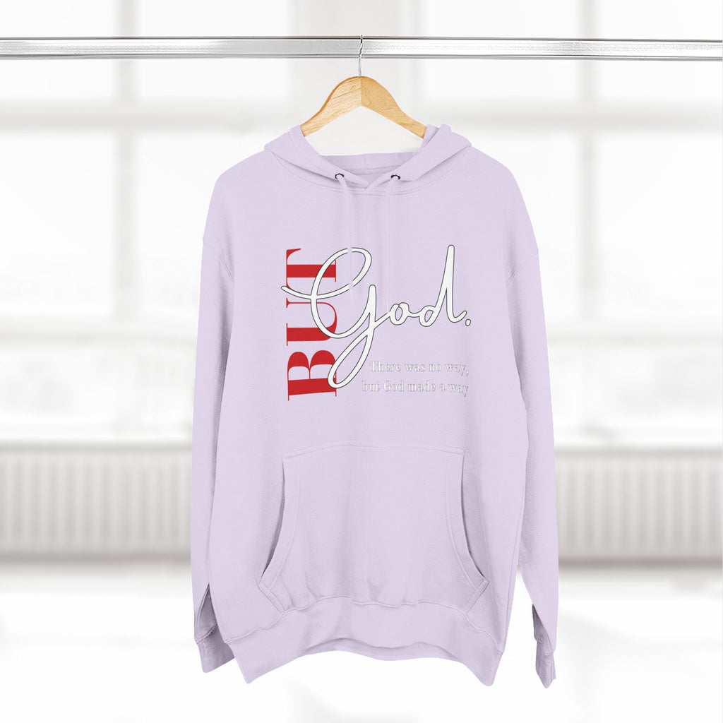 Bold God Script Hoodie — Christian Faith Pullover with "God" Design