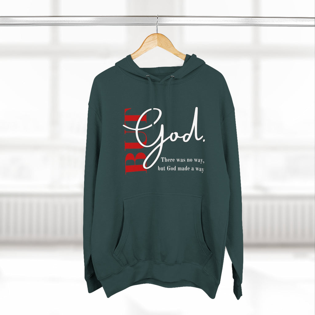 Bold God Script Hoodie — Christian Faith Pullover with "God" Design