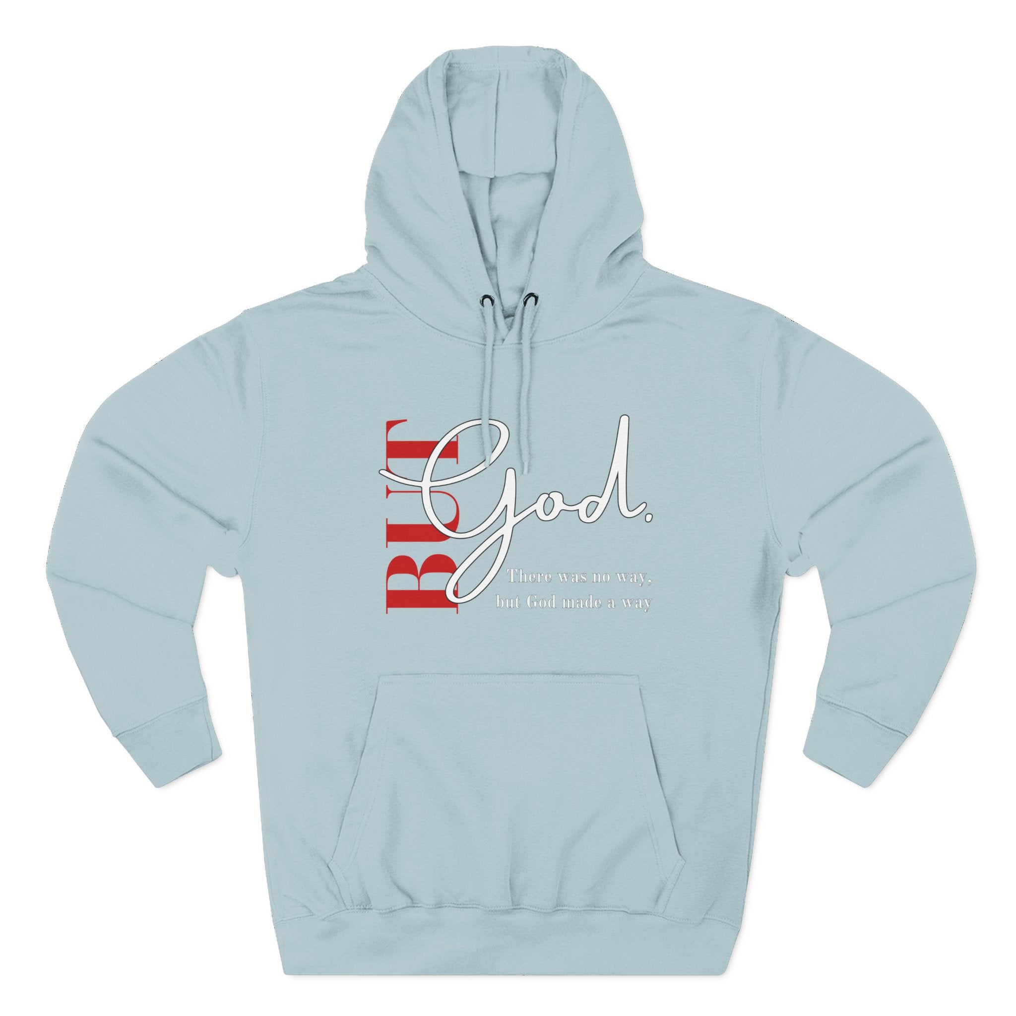 Bold God Script Hoodie — Christian Faith Pullover with "God" Design