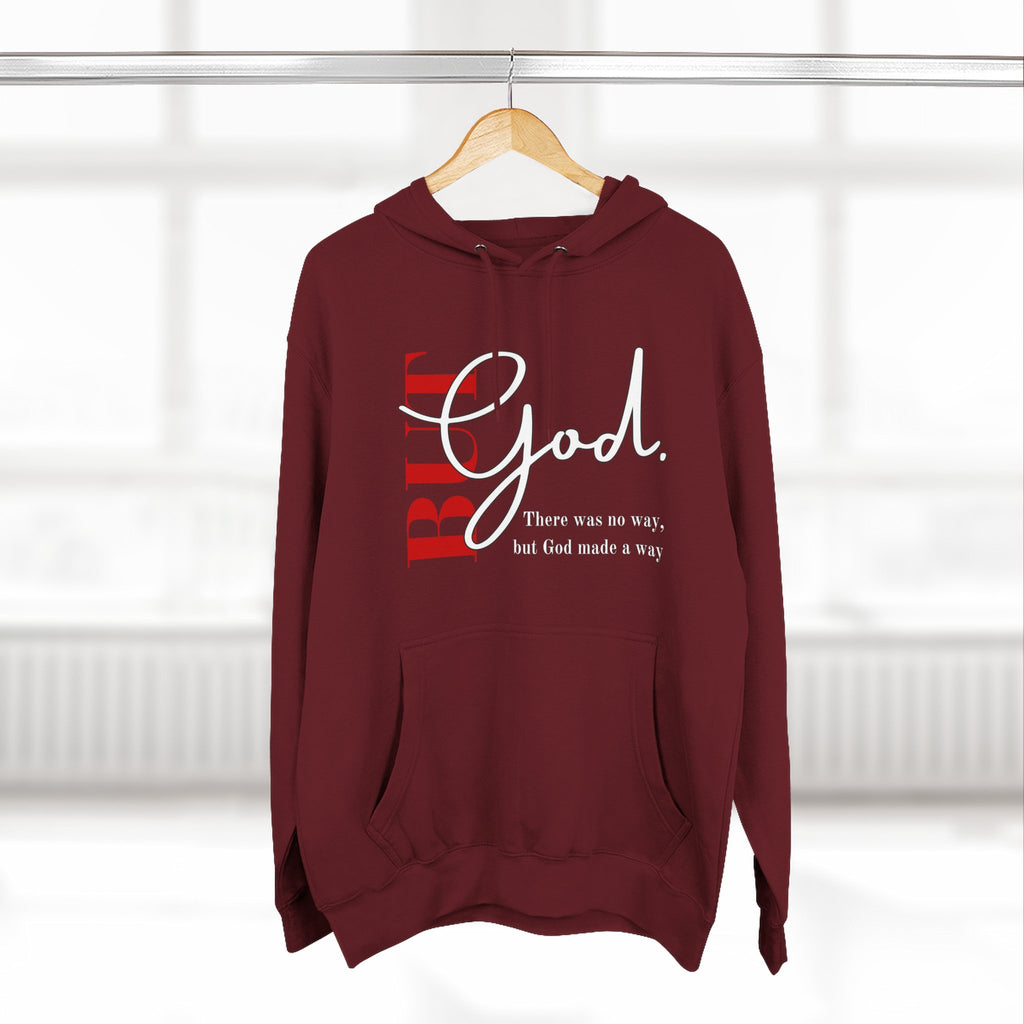 Bold God Script Hoodie — Christian Faith Pullover with "God" Design