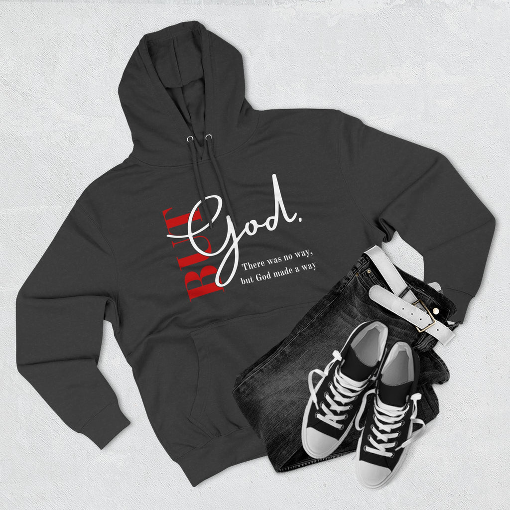 Bold God Script Hoodie — Christian Faith Pullover with "God" Design