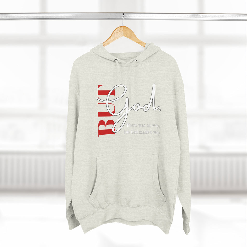 Bold God Script Hoodie — Christian Faith Pullover with "God" Design