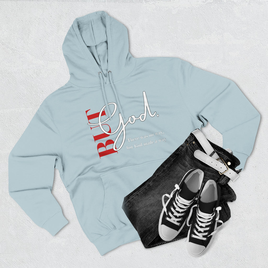 Bold God Script Hoodie — Christian Faith Pullover with "God" Design