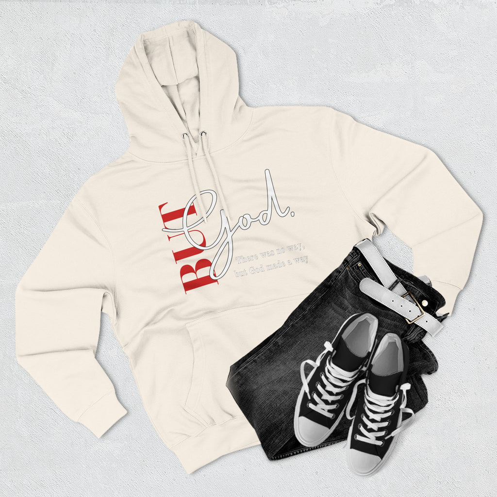 Bold God Script Hoodie — Christian Faith Pullover with "God" Design