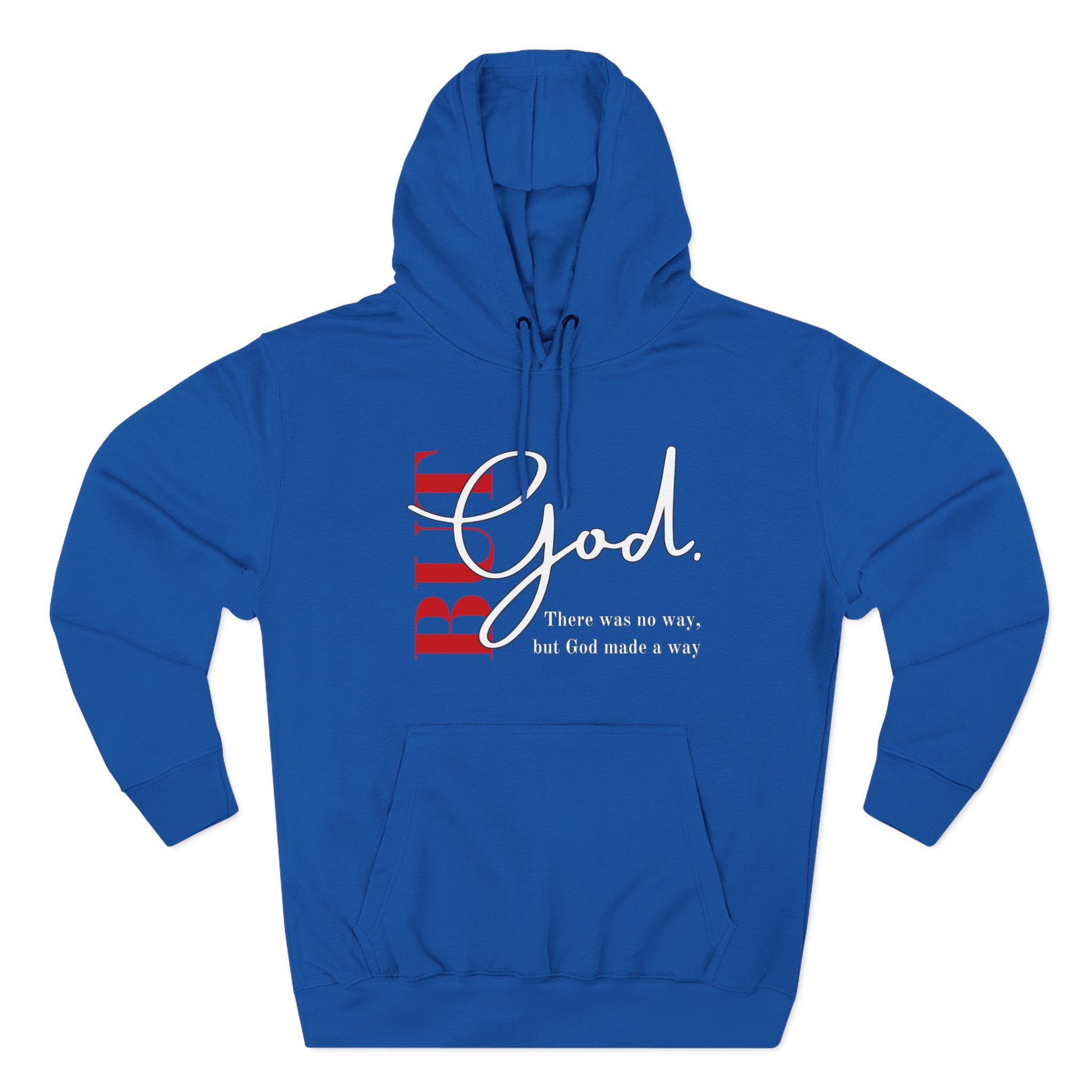 Bold God Script Hoodie — Christian Faith Pullover with "God" Design