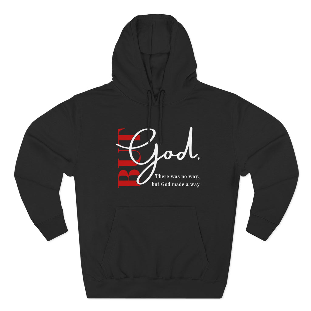 Bold God Script Hoodie — Christian Faith Pullover with "God" Design
