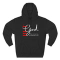 Bold God Script Hoodie — Christian Faith Pullover with "God" Design