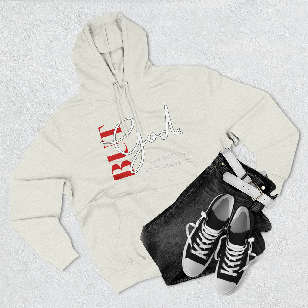 Bold God Script Hoodie — Christian Faith Pullover with "God" Design