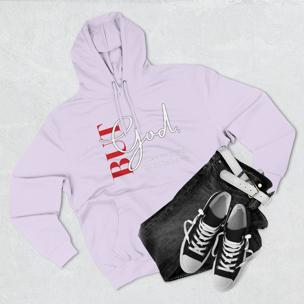 Bold God Script Hoodie — Christian Faith Pullover with "God" Design