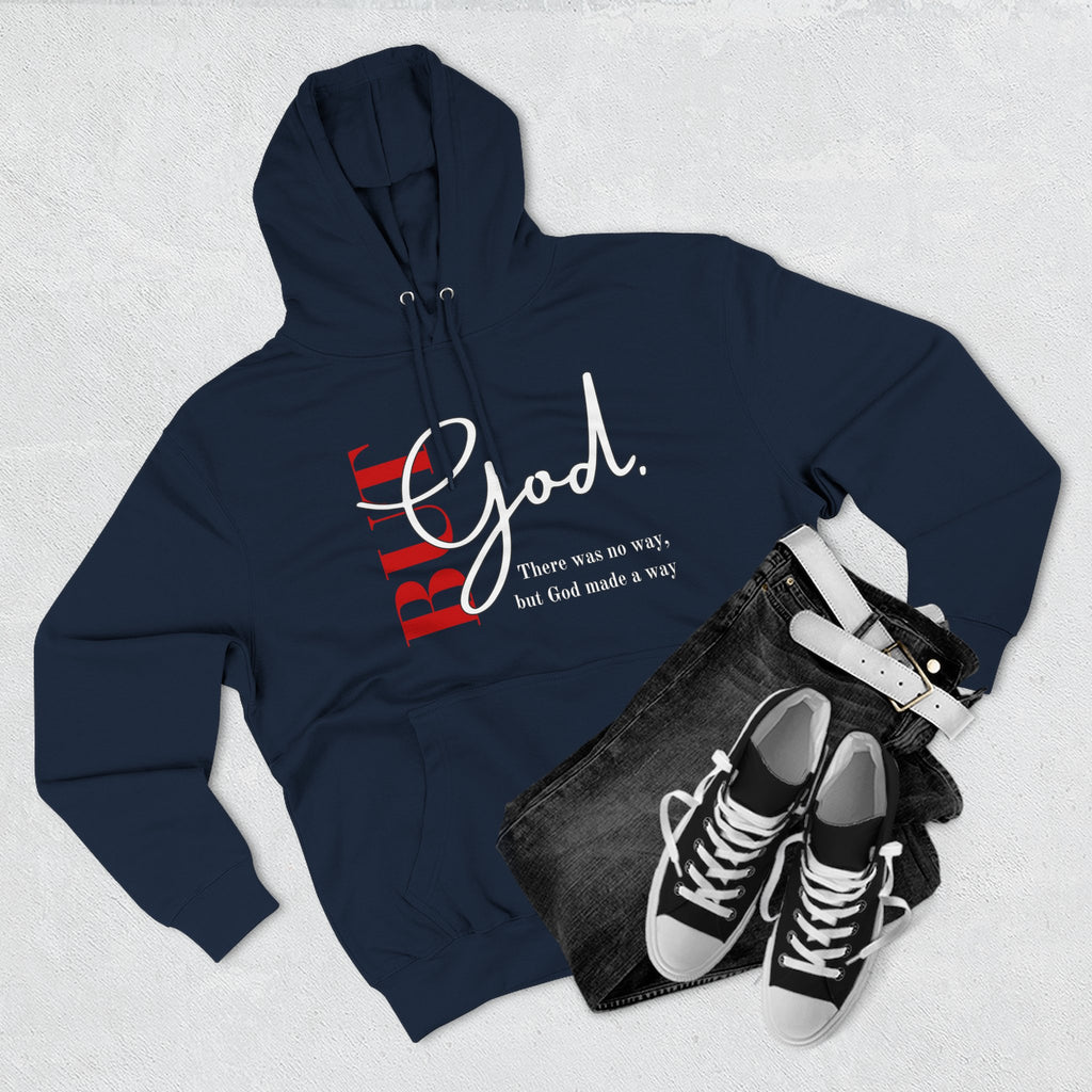 Bold God Script Hoodie — Christian Faith Pullover with "God" Design