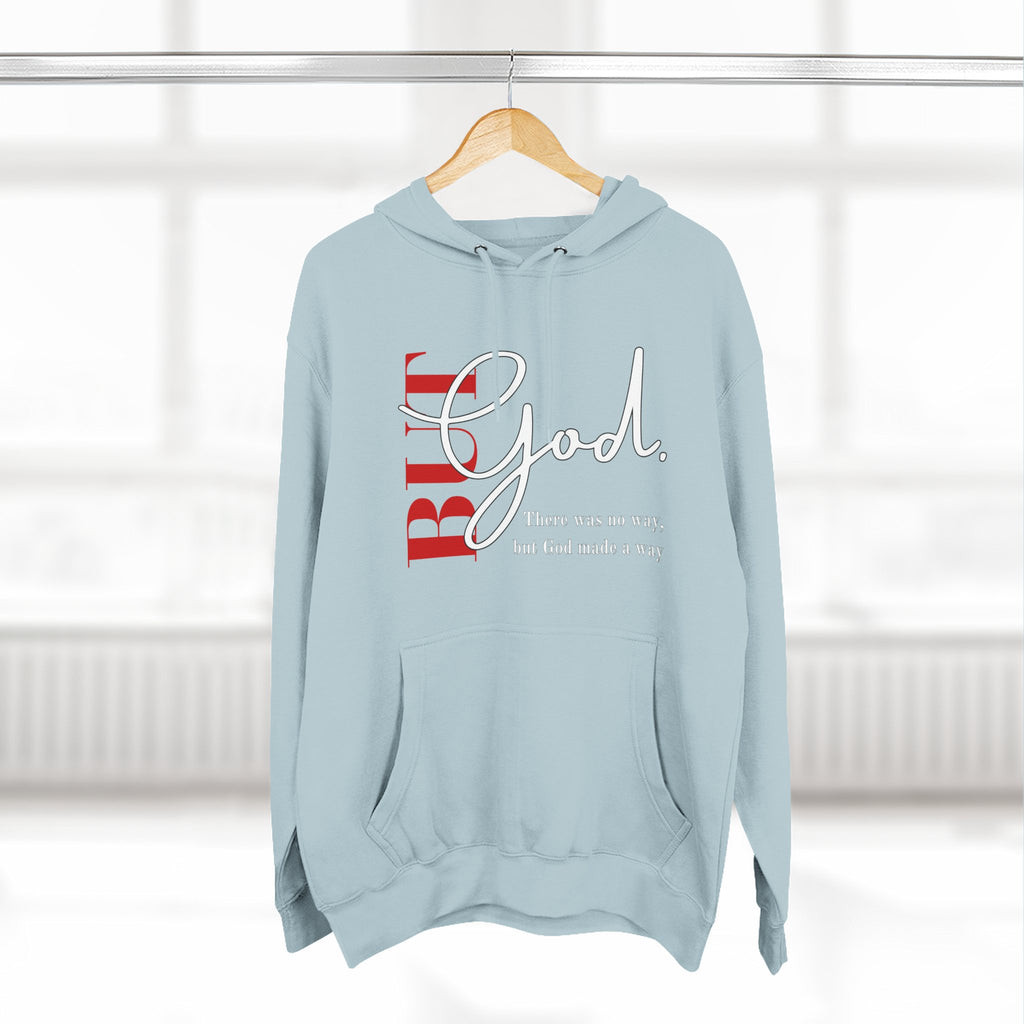 Bold God Script Hoodie — Christian Faith Pullover with "God" Design