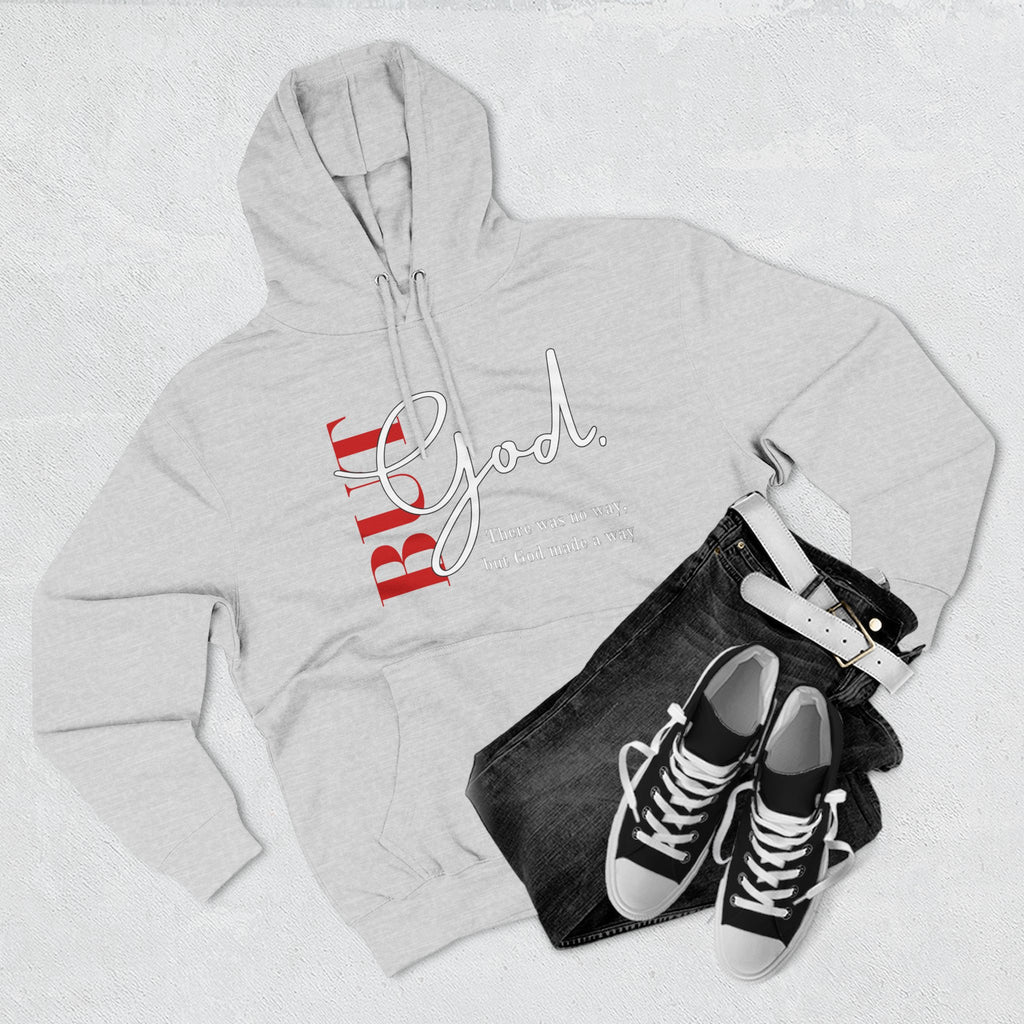 Bold God Script Hoodie — Christian Faith Pullover with "God" Design